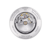 Tissot T Classic Luxury Powermatic 80 White Dial Silver Steel Strap Watch For Men - T086.408.11.016.00