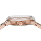 Michael Kors Camille Multifunction Crystals Rose Gold Dial Rose Gold Steel Strap Watch For Women - MK6997