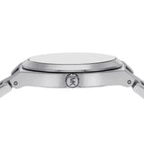 Michael Kors Lennox Three Hand Silver Dial Silver Steel Strap Watch For Women - MK7393