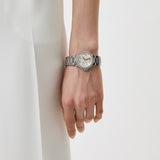 Michael Kors Camille Chronograph White Dial Silver Steel Strap Watch For Women - MK7198
