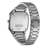 D1 Milano Square Eden Green Dial Silver Steel Strap Watch for Men - D1-SQBJ06
