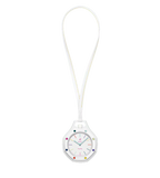 Swatch x AP Royal Pop White Dial White Leather Lanyard Watch for Men - Huit Blanc