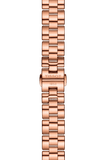 Tissot T Lady Flamingo Mother of Pearl Dial Rose Gold Steel Strap Watch For Women - T094.210.33.116.02