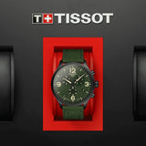 Tissot Chrono XL Green Dial Green NATO Strap Watch For Men - T116.617.37.097.00
