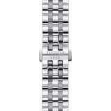 Tissot T Classic Carson Premium Powermatic 80 Black Dial Silver Steel Strap Watch For Men - T122.407.11.051.00
