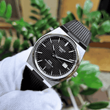 Tissot PRX Powermatic 80 Black Dial Black Rubber Strap Watch for Men - T137.407.17.051.00