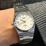 Tissot PRX Powermatic 80 White Dial Silver Steel Strap Watch for Men - T137.207.11.111.00