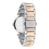 Tommy Hilfiger Lynn Quartz White Dial Two Tone Steel Strap Watch For Women - 1782236
