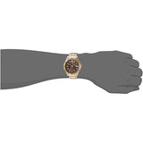 Versace Hellenyium GMT Black Dial Two Tone Steel Strap Watch for Men - V11040015