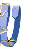 Versace V-Flare Silver Dial Purple Leather Strap Watch for Women - VEBN00318