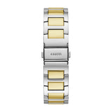Guess Frontier Chronograph Crystals Gold Dial Two Tone Steel Strap Watch For Women - W1156L5