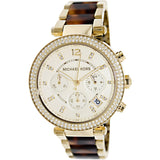 Michael Kors Parker Gold Dial Two Tone Steel Strap Watch for Women - MK5688