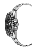 Citizen Promaster Diver Chronograph Black Dial Silver Steel Strap Watch For Men - BN0190-82E