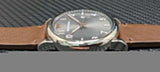 Emporio Armani Luigi Quartz Gray Dial Brown Leather Strap Watch For Men - AR11070