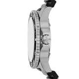 Emporio Armani World Explorer Solar Black Dial Black Silicone Strap Watch for Men - AR11788