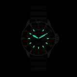 Emporio Armani World Explorer Solar Black Dial Black Silicone Strap Watch for Men - AR11788
