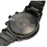 Emporio Armani Classic Chronograph Black Dial Black Stainless Steel Strap Watch For Men - AR2453