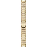 Fossil Dean Chronograph Champagne Dial Gold Steel Strap Watch for Men - FS4867