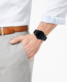 Movado Bold Black Dial Black Leather Strap Watch For Men - 3600306