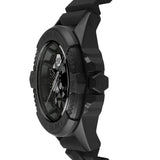 Philipp Plein The Skull Black Dial Black Silicone Strap Watch for Men - PWAAA0721