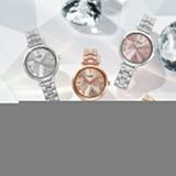 Hugo Boss Allusion Rose Gold Dial Rose Gold Steel Strap Watch For Women - 1502418