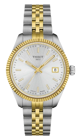 Tissot Ballade Quartz Silver Dial Two Tone Steel Strap Watch for Women - T156.210.22.031.00