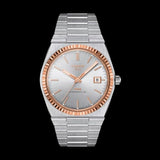 Tissot PRX Powermatic 80 18K Silver Dial Silver Steel Strap Watch for Men - T931.407.41.031.00