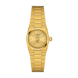 Tissot PRX 25mm Gold DIal Gold Steel Strap Watch for Women - T137.010.33.021.00