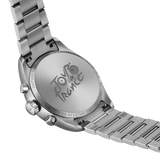 Tissot PR 100 Tour De France Chronograph Black Dial Silver Steel Strap Watch for Men - T150.417.11.051.00