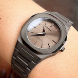 D1 Milano Ultra Thin Grey Dial Grey Steel Strap Watch for Women - D1-UTBL32