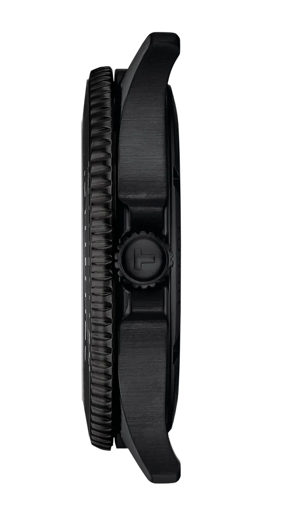 Tissot Seastar 1000 Quartz Black Dial Black Steel Strap Watch for Men - T120.410.33.051.00