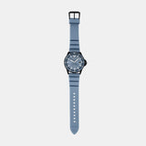 Emporio Armani Sea Explorer Divers Blue Dial Blue Silicone Strap Watch for Men - AR11685