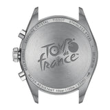 Tissot PR 100 Tour De France Chronograph Black Dial Silver Steel Strap Watch for Men - T150.417.11.051.00