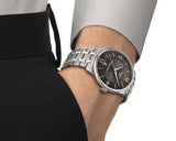 Tissot Chemin Des Tourelles Powermatic 80 Grey Dial Silver Steel Strap Watch for Men - T139.407.11.068.00