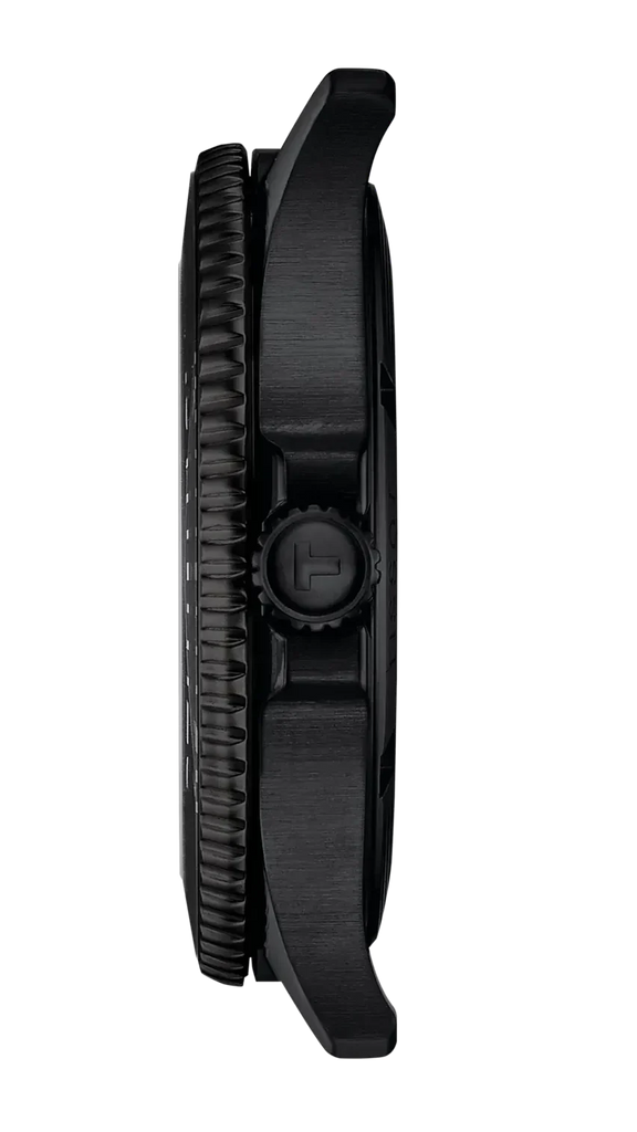 Tissot Seastar 1000 Red Dial Black Steel Strap Watch for Men - T120.410.33.421.00