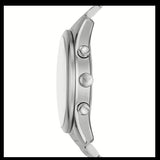 Emporio Armani Antonio Chronograph Green Dial Silver Steel Strap Watch for Men - AR11581
