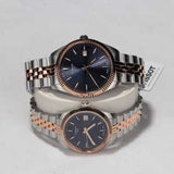 Tissot Ballade Quartz Blue Dial Two Tone Steel Strap Watch for Women - T156.210.22.041.00
