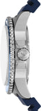 Emporio Armani World Explorer GMT Blue Dial Blue Rubber Strap Watch for Men - AR11592