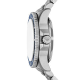 Emporio Armani Sea Explorer Green Dial Silver Steel Strap Watch for Men - AR60088