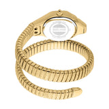 Just Cavalli Glam Evo 4 Mother of Pearl Dial Gold Steel Strap Watch for Women - JC1L229M0025