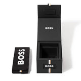 Hugo Boss Principle Skeleton Grey Dial Brown Leather Strap Watch for Men - 1514235