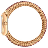 Just Cavalli Glam Snake White Dial Multicolor Steel Strap Watch for Women - JC1L163M0275