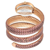 Just Cavalli Glam Snake White Dial Multicolor Steel Strap Watch for Women - JC1L163M0275