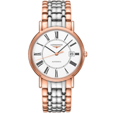 Longines Presence 38.5mm Automatic White Dial Two Tone Steel Strap Watch for Men - L4.921.1.11.7