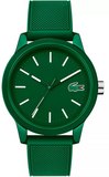 Lacoste 12.12 Green Dial Green Silicone Strap Watch for Men - 2010985