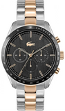 Lacoste Boston Gray Dial Two Tone Steel Strap Watch for Men - 2011112