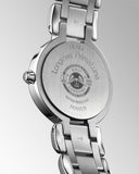 Longines PrimaLuna Mother of Pearl Dial Silver Steel Strap Watch for Women - L8.110.4.87.6