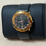 Marc Jacobs Blade Blue Dial Blue Leather Strap Watch for Women - MBM1224