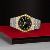 Tudor Royal Automatic Black Dial Two Tone Steel Strap Watch for Men - M28603-0003