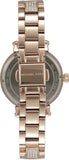 Michael Kors Sofie Quartz Rose Gold Dial Rose Gold Steel Strap Watch For Women - MK3882
